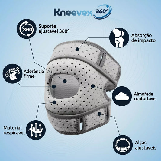 Kneevex 360º - Suporte e alívio para os joelhos.