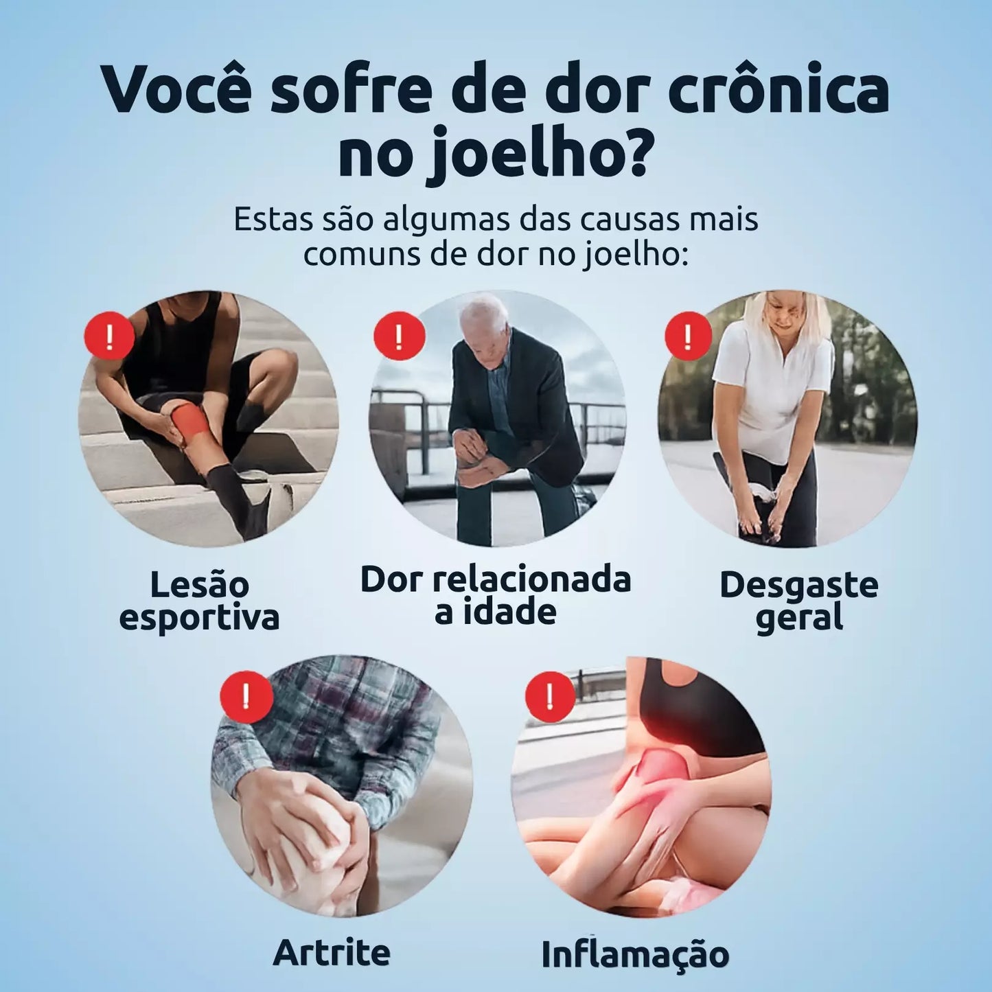Kneevex 360º - Suporte e alívio para os joelhos.