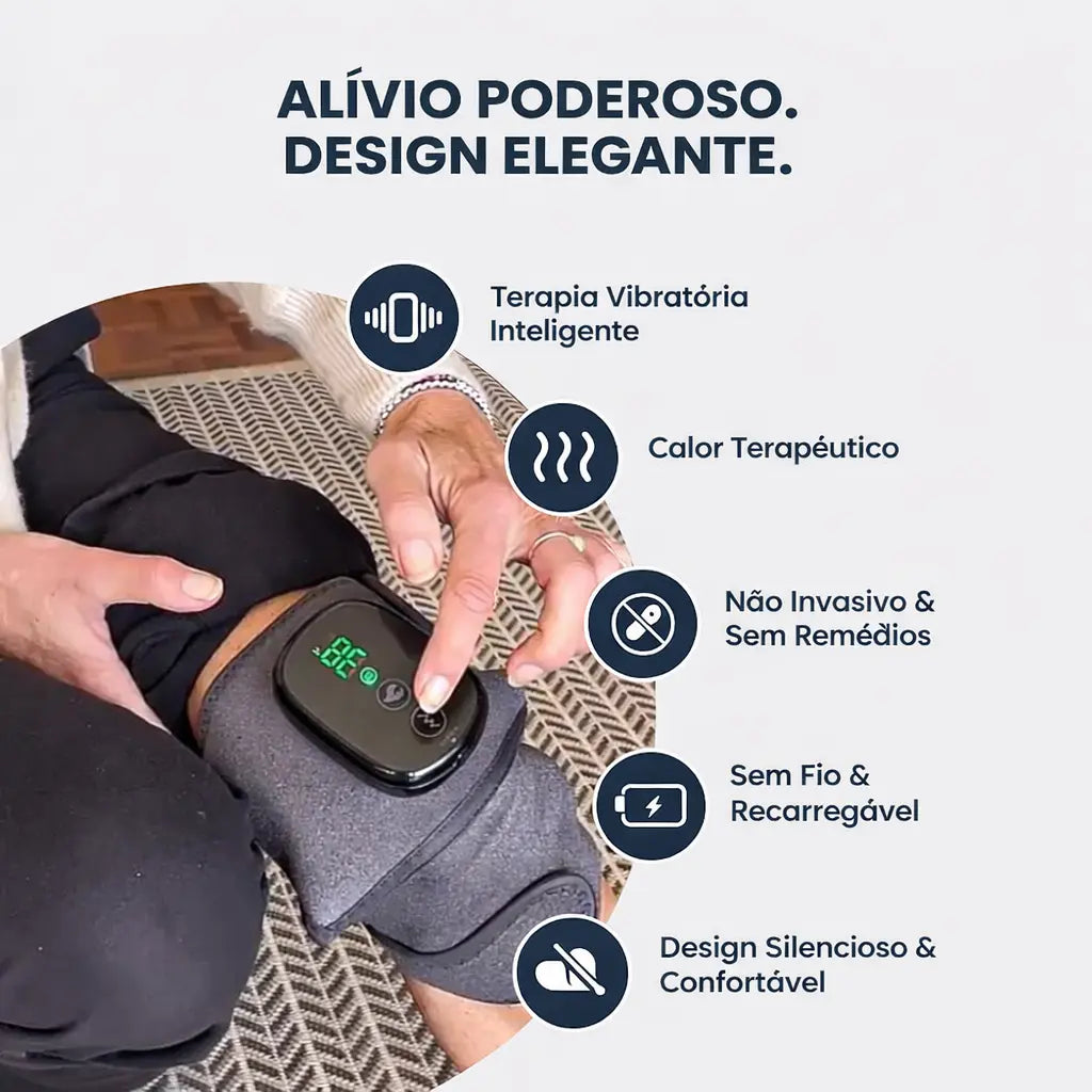 KneeFlex Massageador de Joelho – Relaxamento e Alívio da Dor